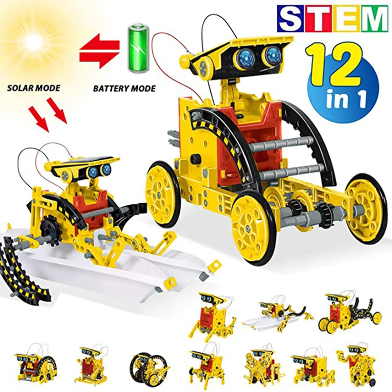 12 in 1 Science Experiment Sol - Science Project Robot ulasan dan harga