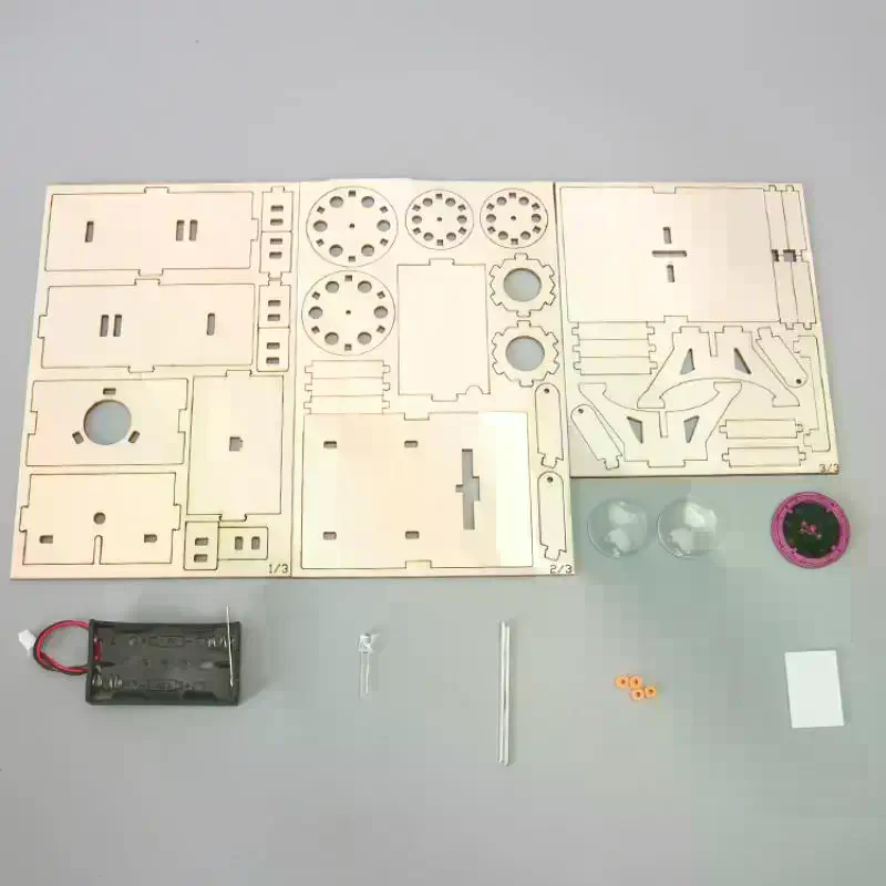 1 Set Wooden DIY Film Projecto - Science Hobby Kit ulasan dan harga