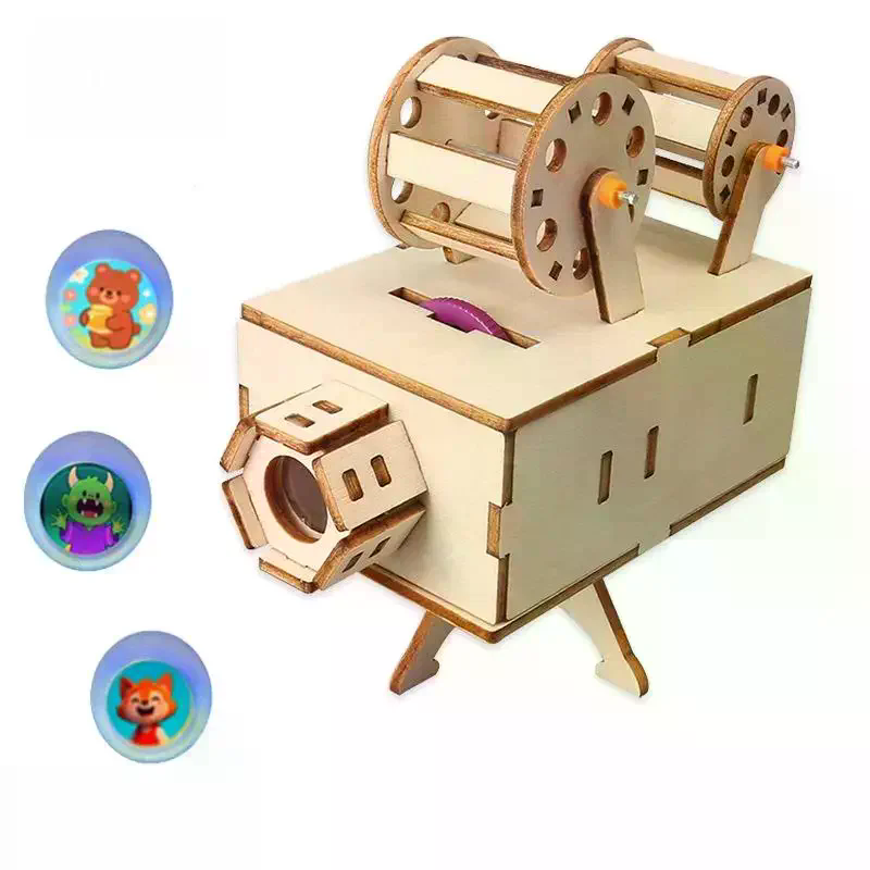 1 Set Wooden DIY Film Projecto - Science Hobby Kit ulasan dan harga
