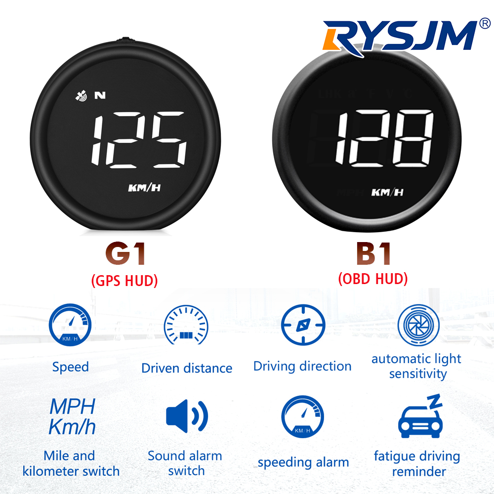 G1 GPS HUD & B1 OBD2 On-board  - Anemometer Wind Speed ulasan dan harga