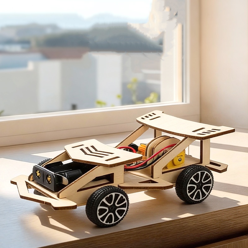 STEAM DIY Assembly Racing Car  - Science Hobby Kit ulasan dan harga