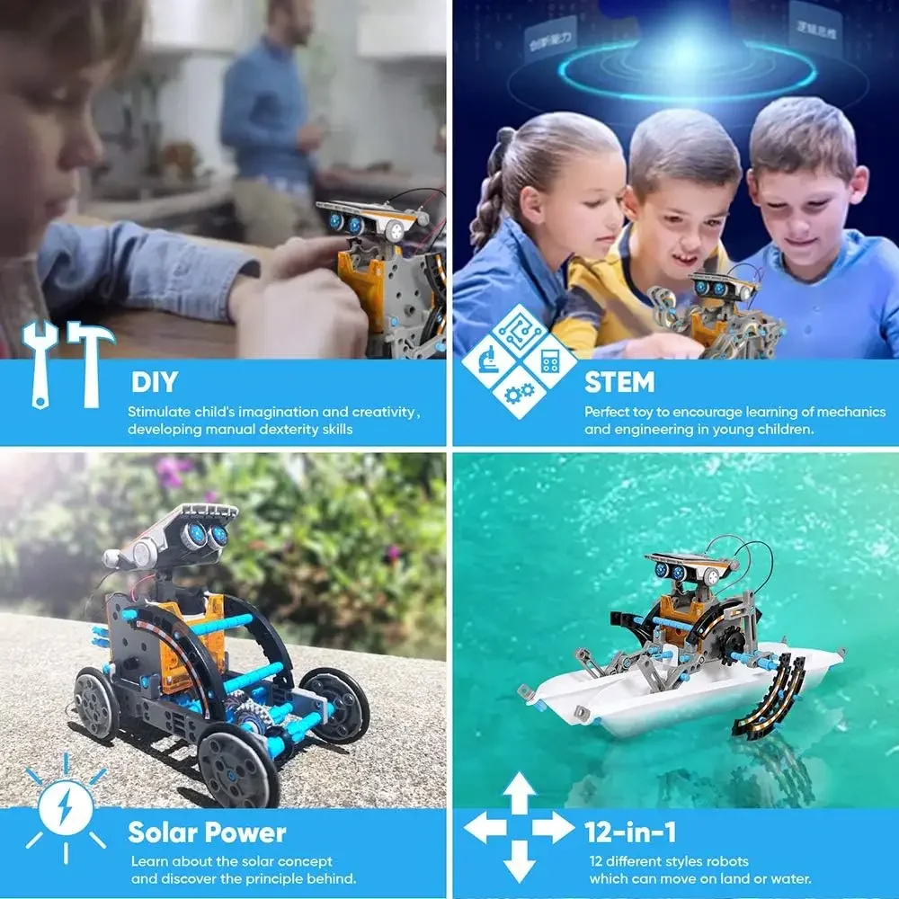 13-in-1 Education Solar Robot  - Science Project Robot ulasan dan harga