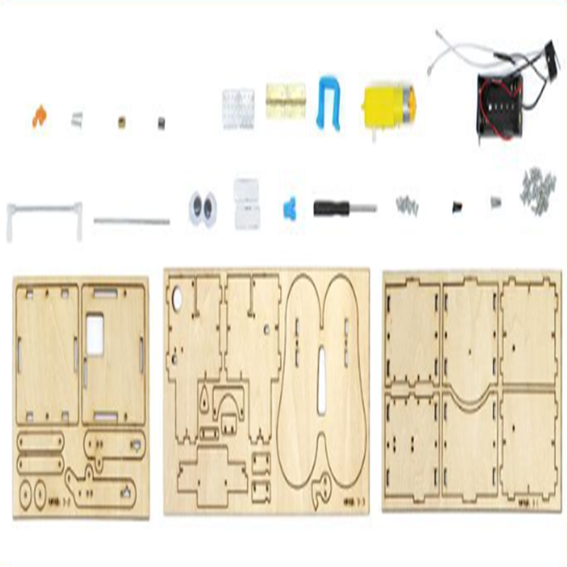 Wooden Assemble DIY Robot Eati - Science Project Robot ulasan dan harga