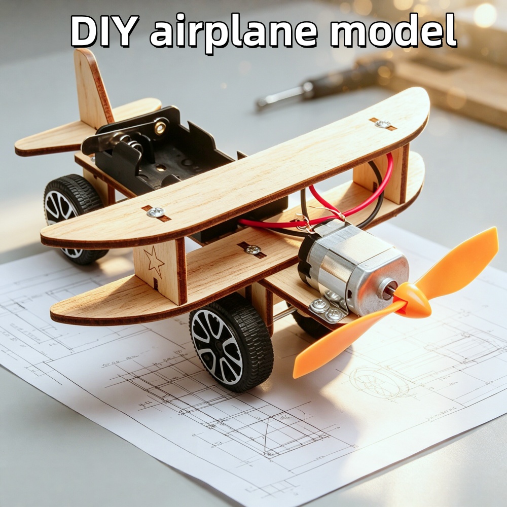 DIY Assembled Electric Glider  - Science Hobby Kit ulasan dan harga