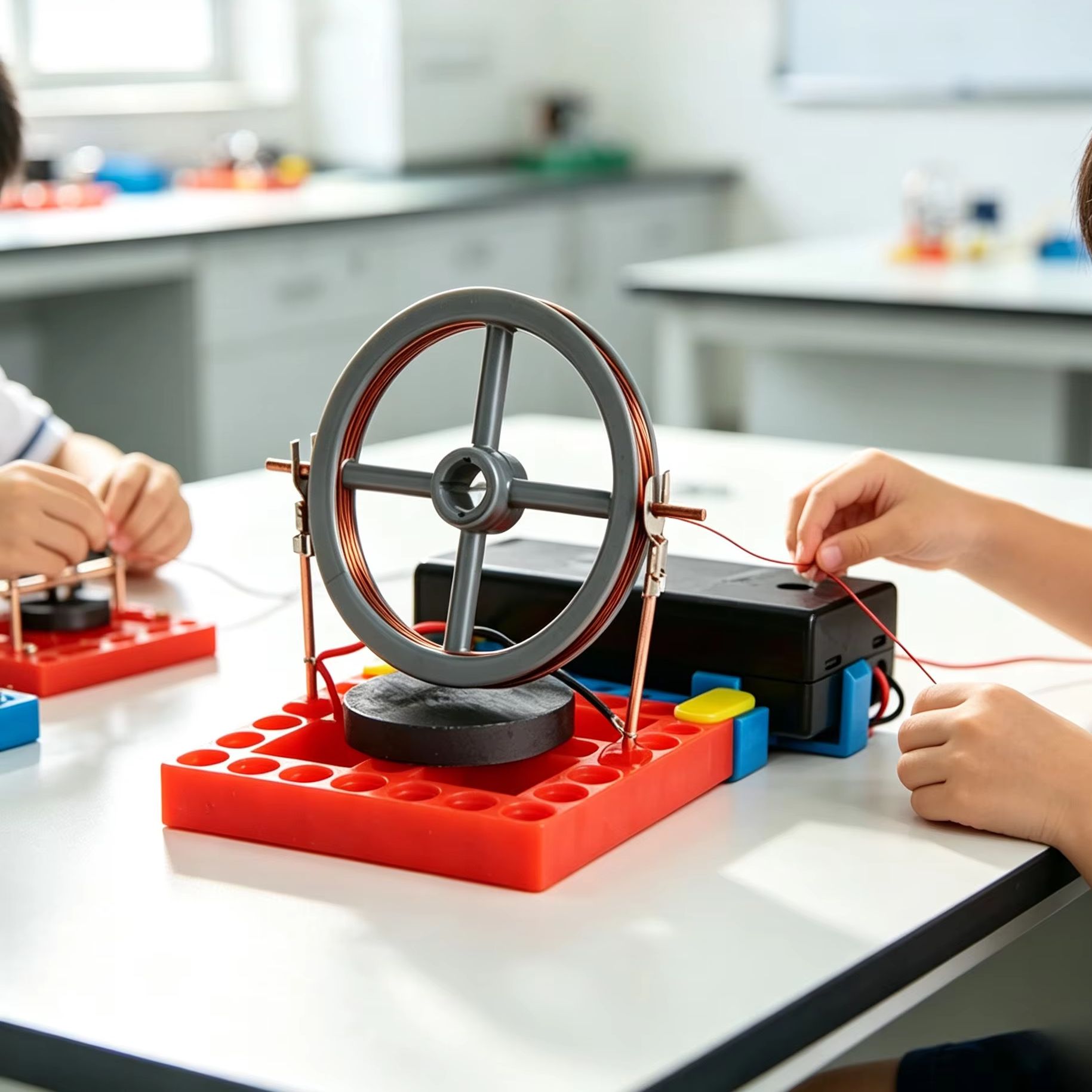 DIY Electromagnetic Motor Expe - Science Hobby Kit ulasan dan harga