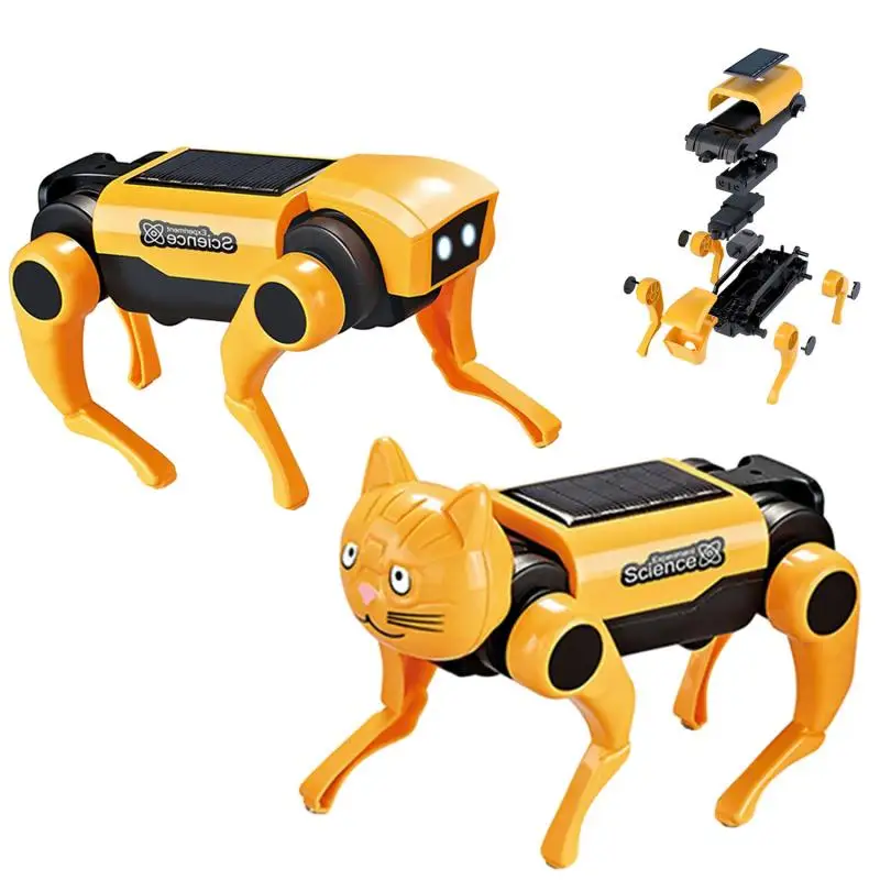 2IN1 Solar Robot Dog Replaceab - Science Project Robot ulasan dan harga