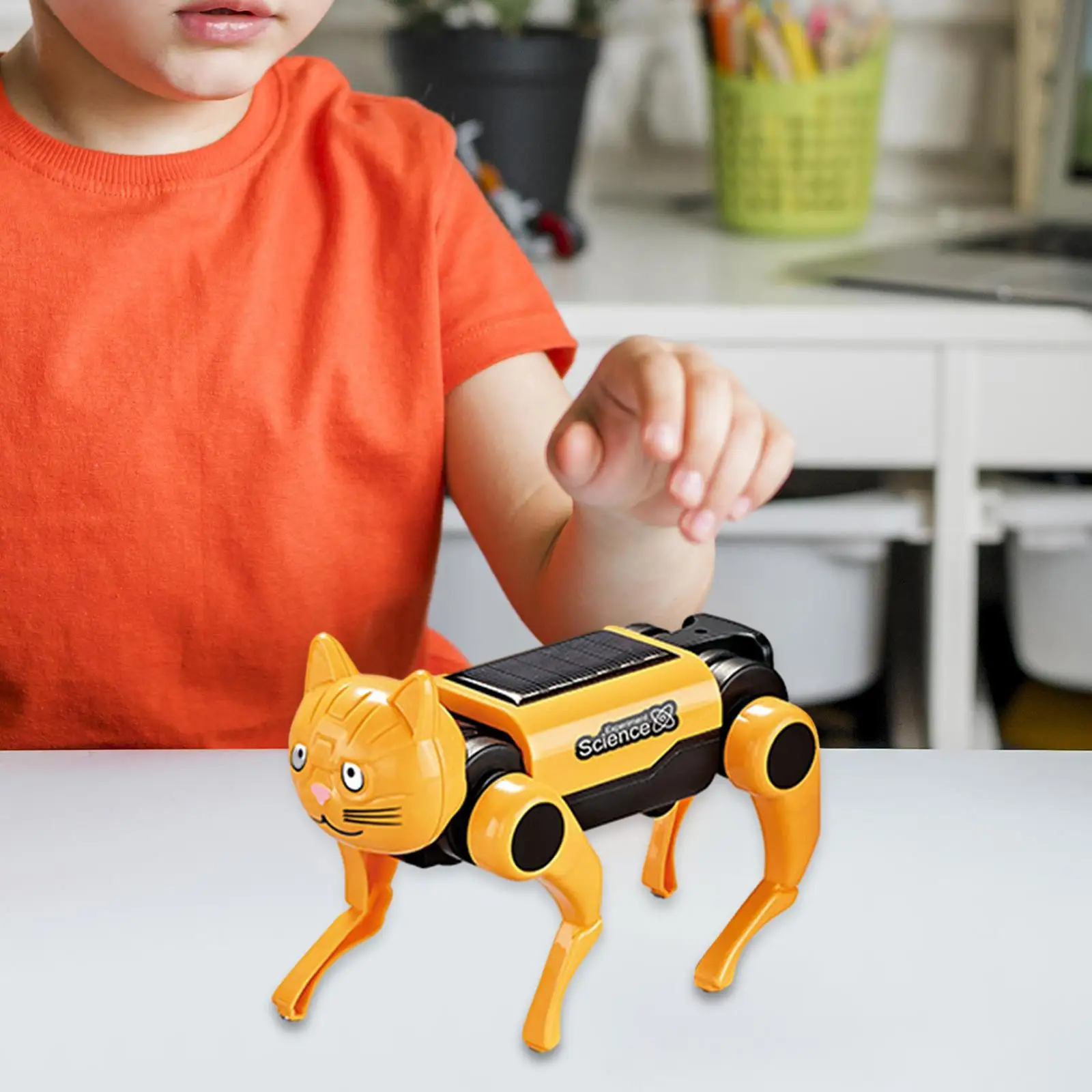 2IN1 Solar Robot Dog Replaceab - Science Project Robot ulasan dan harga